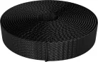 Spanifer gurtni Heveder fekete 25mm 1t méterre