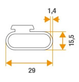 Kédergumi hátsó ajtóhoz