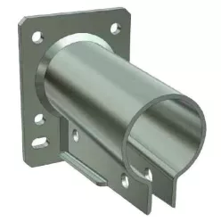 Sárvédőtartó cső-foglalat 54 mm talpas