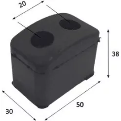 Ütköző gumi 50 x 30 x 38 Pastore &amp, Lombardi