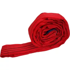 Végtelenített emelőheveder 5t 3/6m piros