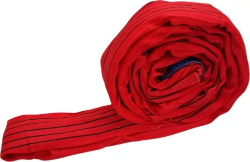 Végtelenített emelőheveder 5t 4/8m piros