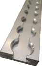 Airline sín 34x10mm 1000mm szögletes furat nélkül