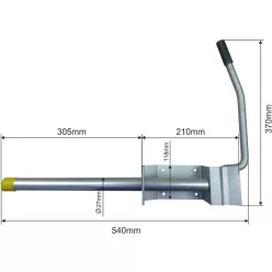 Ajtókitámasztó L=532mm Schmitz