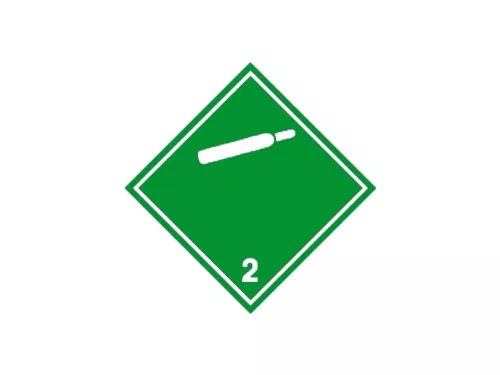 MATRICA ADR 2.2 (NEM GYÚLÉKONY, NEM MÉRGEZŐ GÁZOK) 100X100mm