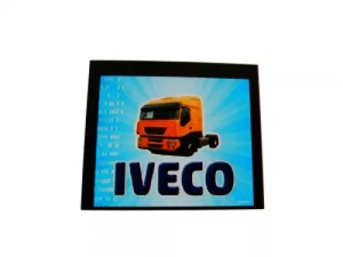 SÁRFOGÓ GUMI FELIRATOS IVECO-hoz HÁTSÓ 40X45 DIGITÁLIS NYOMATTAL