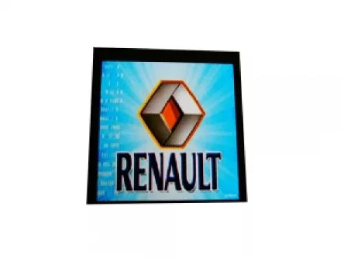 SÁRFOGÓ GUMI FELIRATOS RENAULT-hoz HÁTSÓ 40X45 DIGITÁLIS NYOMATTAL