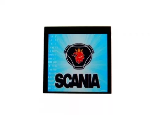 SÁRFOGÓ GUMI FELIRATOS SCANIA-hoz HÁTSÓ 40X45 DIGITÁLIS NYOMATTAL