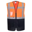 Portwest ES1 Essential Hi-Vis kontraszt cipzáras vezetői mellény