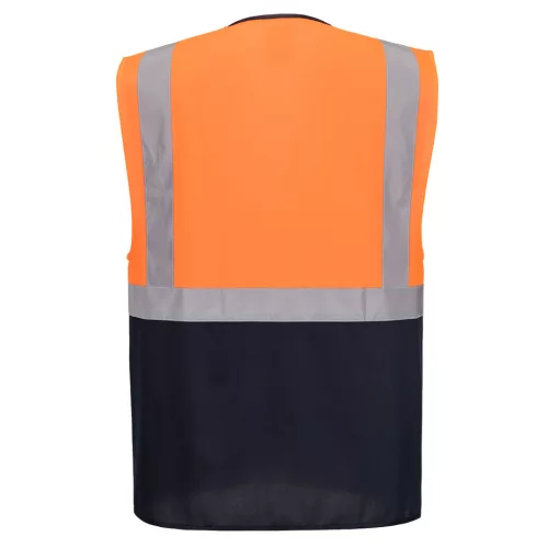 Portwest ES1 Essential Hi-Vis kontraszt cipzáras vezetői mellény