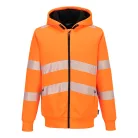 Portwest PW321 Hi-Vis téli cipzáras pulóver